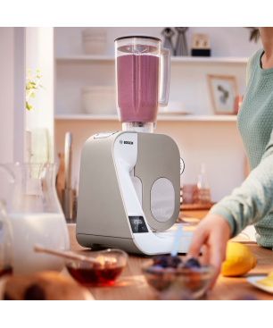 BOSCH MUM5XW20 Küchenmaschine Weiß (Rührschüsselkapazität: 3,9 Liter, 1000 Watt)