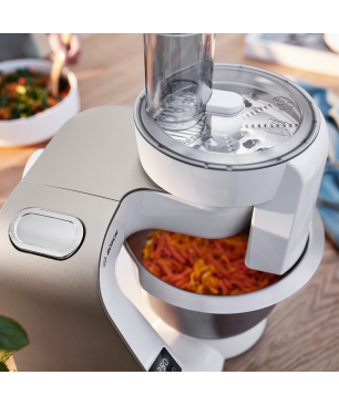 BOSCH MUM5XW20 Küchenmaschine Weiß (Rührschüsselkapazität: 3,9 Liter, 1000 Watt)
