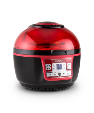 KLARSTEIN VitAir Turbo Heißluftfritteuse 1400 Watt Rot