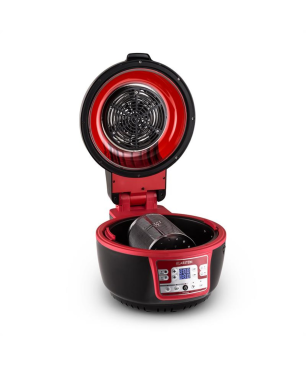 KLARSTEIN VitAir Turbo Heißluftfritteuse 1400 Watt Rot
