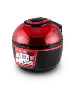 KLARSTEIN VitAir Turbo Heißluftfritteuse 1400 Watt Rot