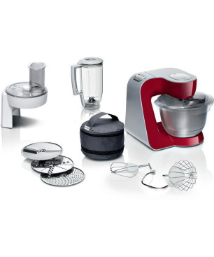 BOSCH MUM58720 Küchenmaschine Deep Red (Rührschüsselkapazität: 3,9 Liter, 1000 Watt)