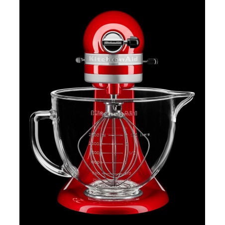 KITCHENAID 5KSM156ECA Küchenmaschine Liebesapfelrot (Rührschüsselkapazität: 4,83 Liter, 300 Watt)