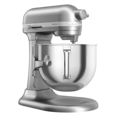 KITCHENAID Artisan 6,6 Liter - 5KSM70SHXECU Küchenmaschine Kontur Silber (Rührschüsselkapazität: 6,6 Liter, 375 Watt)