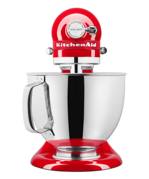 KITCHENAID 4,8 Liter Artisan - Limited 100 Collection Queen of Hearts Küchenmaschine Passion Red (300 Watt)