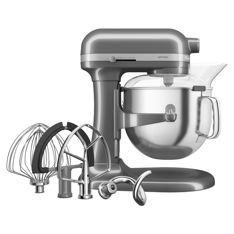 KITCHENAID 5KSM70SHXEMS Küchenmaschine Medallion Silber (Rührschüsselkapazität: 6,6 Liter, 375 Watt) KITCHENAID 5KSM70SHXEMS Küchenmaschine Medallion Silber (Rührschüsselkapazität: 6,6 Liter, 375 Watt)