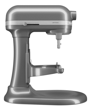 KITCHENAID 5KSM70SHXEMS Küchenmaschine Medallion Silber (Rührschüsselkapazität: 6,6 Liter, 375 Watt)