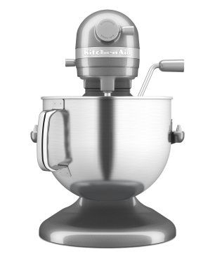 KITCHENAID 5KSM70SHXEMS Küchenmaschine Medallion Silber (Rührschüsselkapazität: 6,6 Liter, 375 Watt)