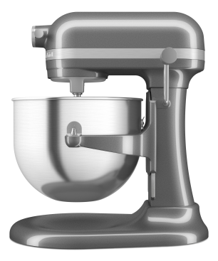 KITCHENAID 5KSM70SHXEMS Küchenmaschine Medallion Silber (Rührschüsselkapazität: 6,6 Liter, 375 Watt)