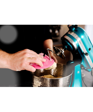 KITCHENAID 5KSM7580XEDR Sparset inkl. 5 Zubehöre Küchenmaschine Rosa (Rührschüsselkapazität: 6,9 Liter, 500 Watt)