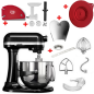 KITCHENAID 5KSM7580XEOB Sparset inkl. 5 Zubehöre Küchenmaschine Onyx Schwarz (Rührschüsselkapazität: 6,9 Liter, 500 Watt) KITCHENAID 5KSM7580XEOB Sparset inkl. 5 Zubehöre Küchenmaschine Onyx Schwarz (Rührschüsselkapazität: 6,9 Liter, 500 Watt)