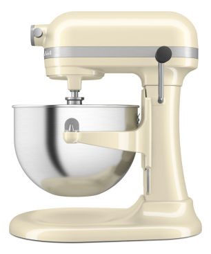 KITCHENAID 5KSM60SPXEAC Küchenmaschine Creme (Rührschüsselkapazität: 5,6 Liter, 375 Watt)