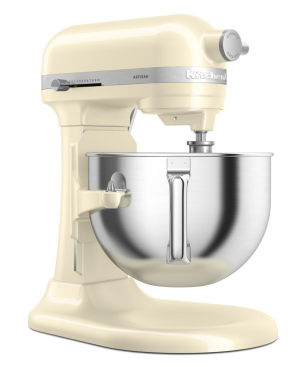 KITCHENAID 5KSM60SPXEAC Küchenmaschine Creme (Rührschüsselkapazität: 5,6 Liter, 375 Watt)
