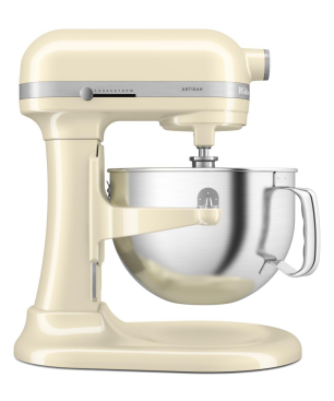 KITCHENAID 5KSM60SPXEAC Küchenmaschine Creme (Rührschüsselkapazität: 5,6 Liter, 375 Watt)