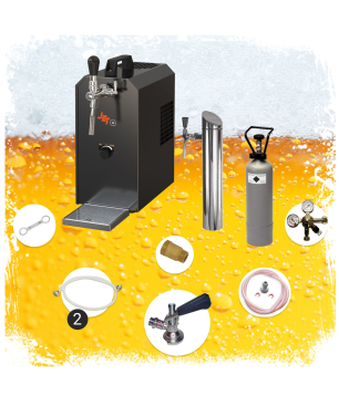 ICH-ZAPFE Set - Zapfanlage JET 30, 1- leitig, 5 L/h - Zapfkopf: ohne - Set Zapfanlage