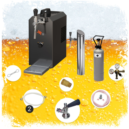 ICH-ZAPFE Set - Zapfanlage JET 30, 1- leitig, 5 L/h - Zapfkopf: ohne - Set Zapfanlage