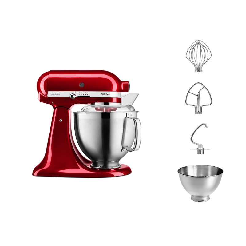 KITCHENAID Artisan 4,8 Liter - 5KSM185PSECA Küchenmaschine Liebesapfel Rot (300 Watt) KITCHENAID Artisan 4,8 Liter - 5KSM185PSECA Küchenmaschine Liebesapfel Rot (300 Watt)