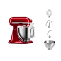 KITCHENAID Artisan 4,8 Liter - 5KSM185PSECA Küchenmaschine Liebesapfel Rot (300 Watt) KITCHENAID Artisan 4,8 Liter - 5KSM185PSECA Küchenmaschine Liebesapfel Rot (300 Watt)