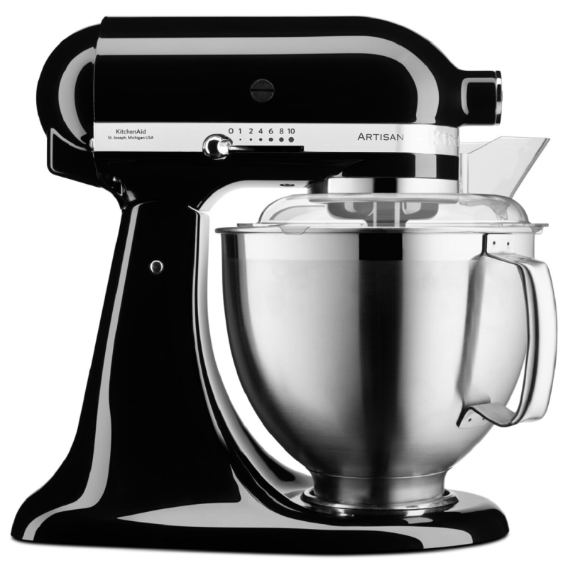 KITCHENAID 5KSM185PSEOB Küchenmaschine Onyx Schwarz (300 Watt) KITCHENAID 5KSM185PSEOB Küchenmaschine Onyx Schwarz (300 Watt)