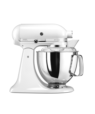 KITCHENAID 5KSM175PSEWH ARTISAN WEISS Küchenmaschine Weiß (Rührschüsselkapazität: 4,8 Liter, 300 Watt)