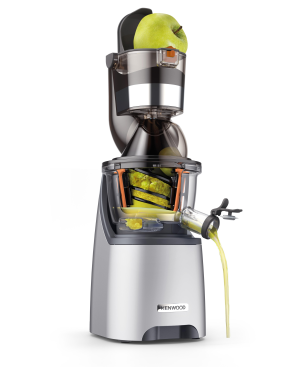 KENWOOD PureJuice Pro JMP800 SI Slow Juicer 240 Watt, Silber/Schwarz