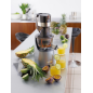 KENWOOD PureJuice Pro JMP800 SI Slow Juicer 240 Watt, Silber/Schwarz