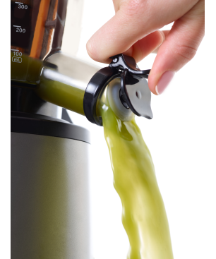 KENWOOD PureJuice Pro JMP800 SI Slow Juicer 240 Watt, Silber/Schwarz