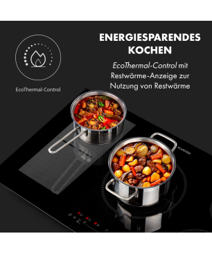 KLARSTEIN Delicatessa 90 Hybrid Induktionskochfeld (Kochfelder: 5)