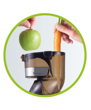 KENWOOD PureJuice Pro JMP800 SI Slow Juicer 240 Watt, Silber/Schwarz