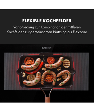 KLARSTEIN Delicatessa 90 Slim Einbaukochfeld (Kochfelder: 4)