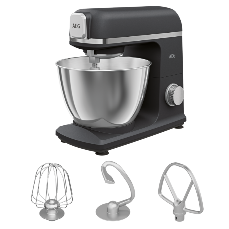 AEG Küchenmaschine KM5-1-4BPT Deli 5 Black Pearl Küchenmaschine Black Pearl (Rührschüsselkapazität: 5,0 Liter, 1200 Watt) AEG Küchenmaschine KM5-1-4BPT Deli 5 Black Pearl Küchenmaschine Black Pearl (Rührschüsselkapazität: 5,0 Liter, 1200 Watt)