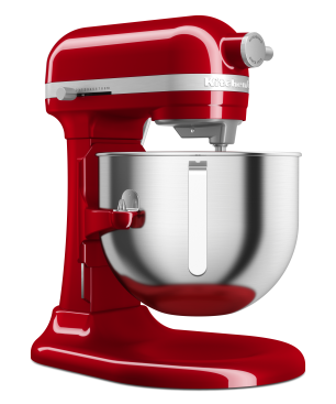 KITCHENAID 5KSM70JPXEER Küchenmaschine Empire Rot (Rührschüsselkapazität: 6,6 Liter, 375 Watt)