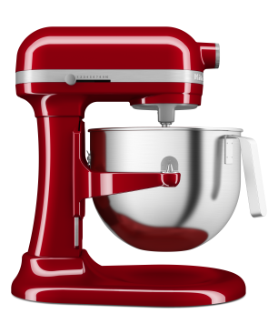 KITCHENAID 5KSM70JPXEER Küchenmaschine Empire Rot (Rührschüsselkapazität: 6,6 Liter, 375 Watt)