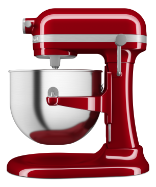 KITCHENAID 5KSM70JPXEER Küchenmaschine Empire Rot (Rührschüsselkapazität: 6,6 Liter, 375 Watt)