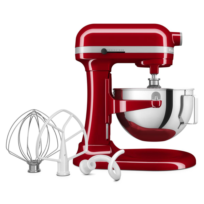 KITCHENAID 5KSM55SXXEER Küchenmaschine Empire Rot (Rührschüsselkapazität: 5,2 Liter, 375 Watt) KITCHENAID 5KSM55SXXEER Küchenmaschine Empire Rot (Rührschüsselkapazität: 5,2 Liter, 375 Watt)