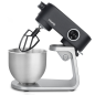 H.KOENIG H.Koenig KM120er Küchenmaschine / Edelstahl /8 Geschwindigkeiten /Schneebesen, Rührbesen, Knethaken Küchenmaschine Sc